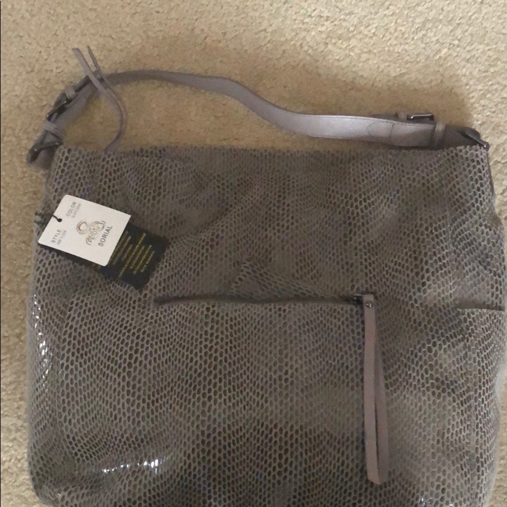 Sammy hobo bag in slate gray